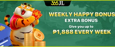 Weekly Happy Bonus ₱1,888 Cashback